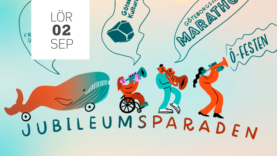 Illustration av jubileumsparaden